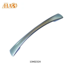 Модерна проста дръжка за шкаф от цинкова сплав, хромирана